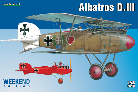 8438 Eduard Самолет-биплан Albatros D. III Масштаб 1/48