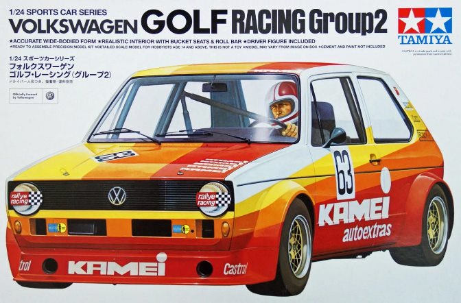 24008 Tamiya Автомобиль Volkswagen Golf Racing Gr.2 1/24