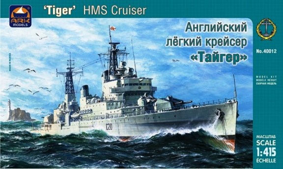 40012 ARK Models Тяжёлый крейсер "Тайгер" Масштаб 1/415