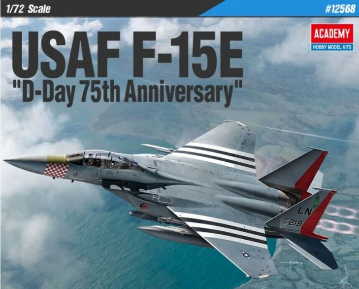 12568 Academy Самолет F-15E D-day 75th Anniversary 1/72
