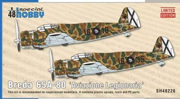 48226 Special Hobby Самолет Breda 65A-80 ‘Aviazione Legionaria’ 1/48