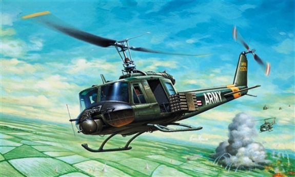 0040 Italeri Вертолёт UH-1B "Huey" 1/72