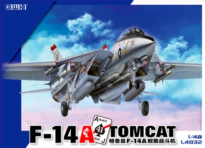 L4832 GWH Самолет F-14A Tomcat 1/48