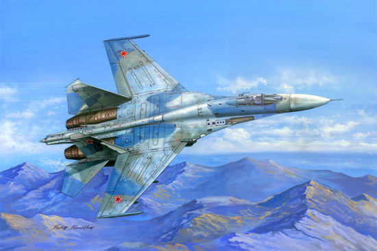 81711 Hobby Boss Самолет Su-27 Flanker B 1/48