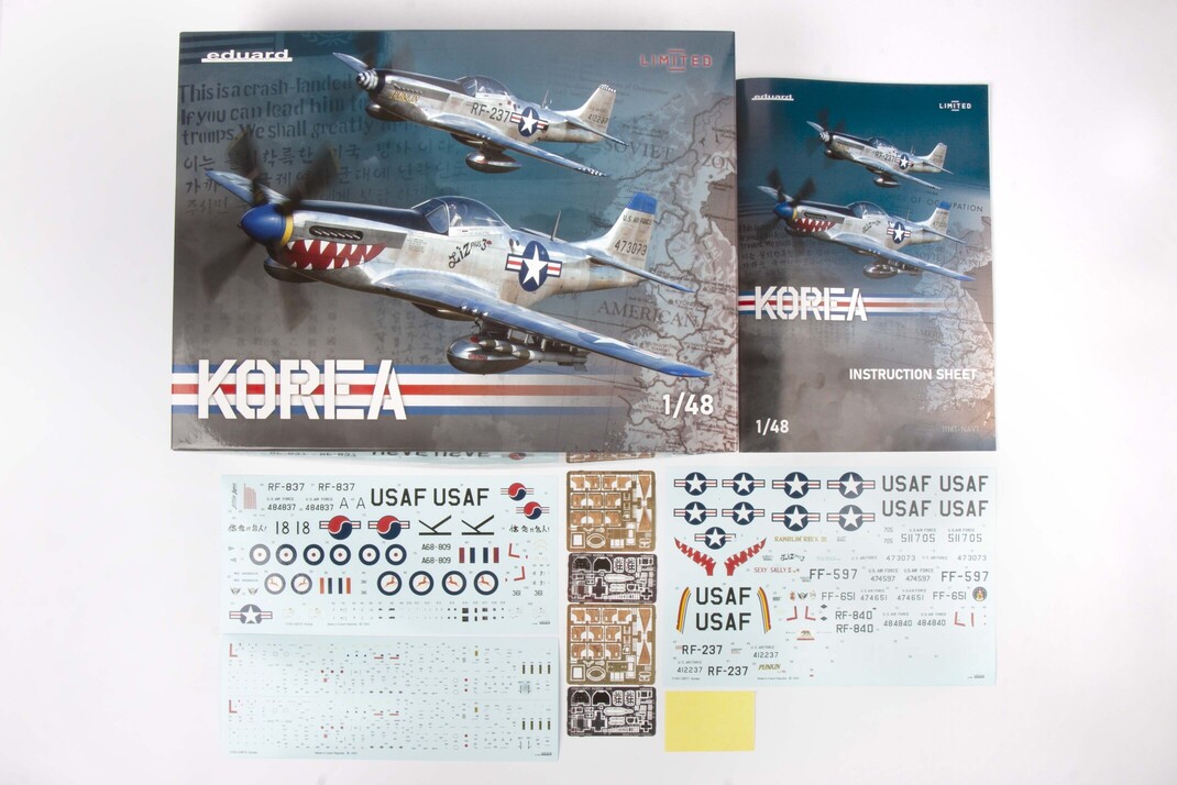 11161 Eduard Американские истребители P-51D и RF--51D Mustang в Корее (Dual Combo) 1/48
