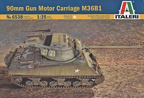 6538 Italeri Американский танк M36B1 90mm 1/35