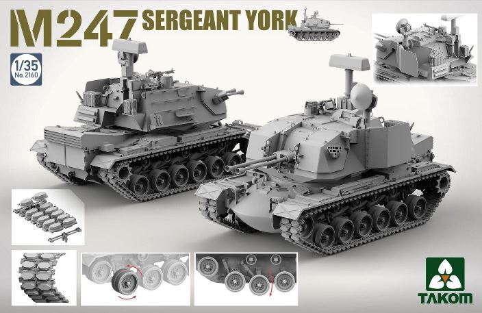 2160 Takom Танк M247 Sergeant York 1/35