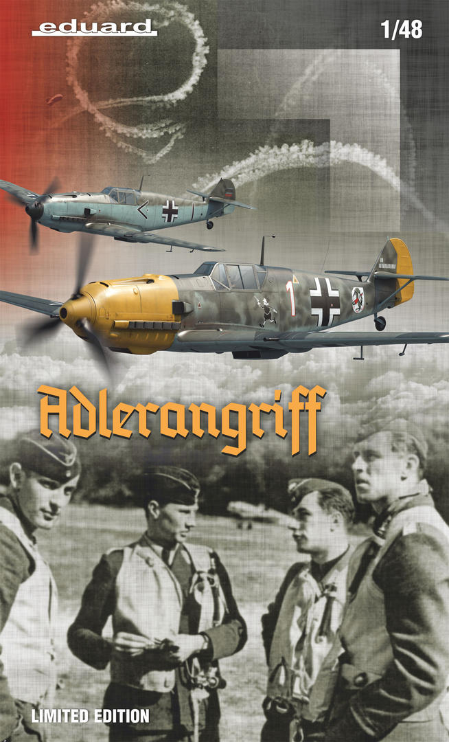 11144 Eduard Самолет Bf-109E Adlerangriff (2 самолета в комплекте) 1/48