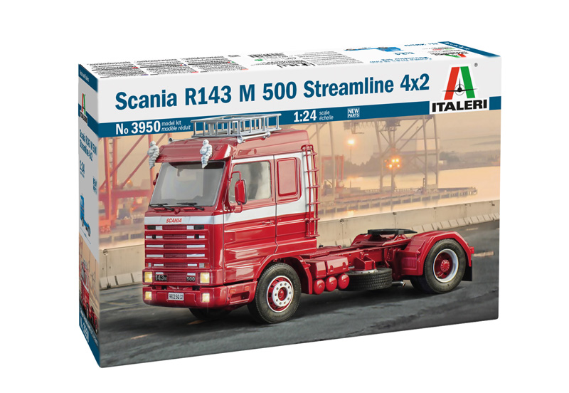 3950 Italeri Тягач Scania R143 M 500 Streamline 4x2 1/24