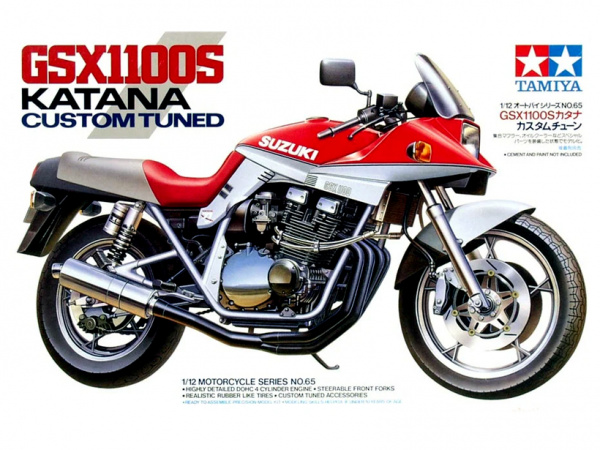 14065 Tamiya Мотоцикл GSX1100S Katana Custom Tuned Масштаб 1/12