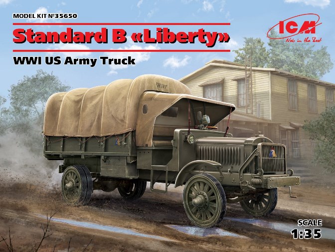 35650 ICM Автомобиль Standard B Liberty, WWI 1/35