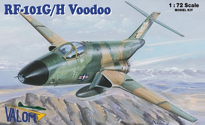 72114 Valom Самолет RF-101G/H Voodoo Масштаб 1/72