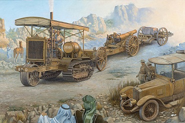 814 Roden Артиллерийский трактор Holt 75 с гаубицей BL 8-inch 1/35