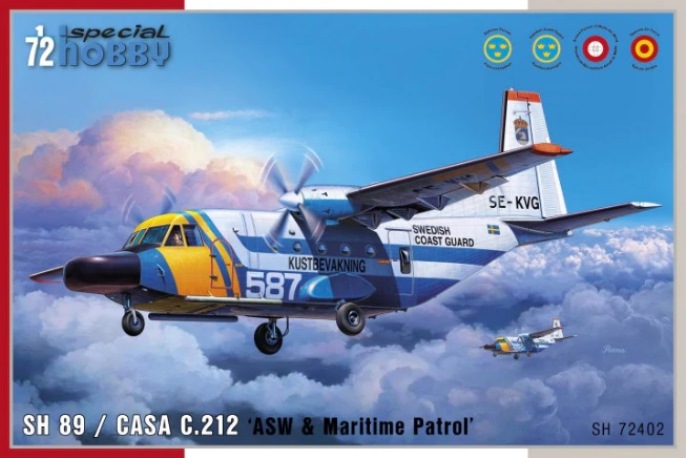 72402 Special Hobby Самолет SH 89 / CASA C.212 'ASW & Maritime Patrol' 1/72