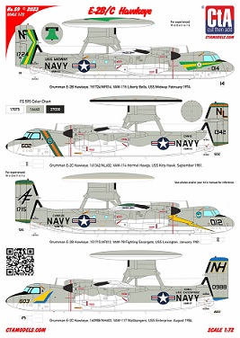CTA-059 CtA E-2B/C Hawkeye 1/72