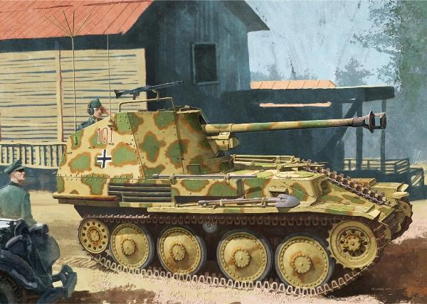 Сборная модель 6472 Dragon Немецкая САУ Befehlsjaeger 38 Ausf. M