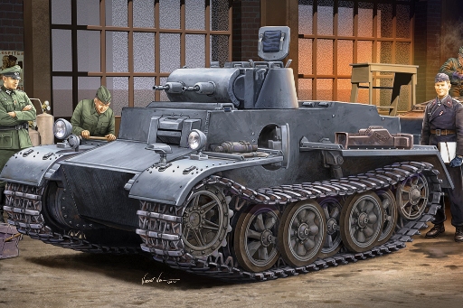 Сборная модель 83804 Hobby Boss Немецкий танк Pzkpfw.I Ausf.F (VK1801)