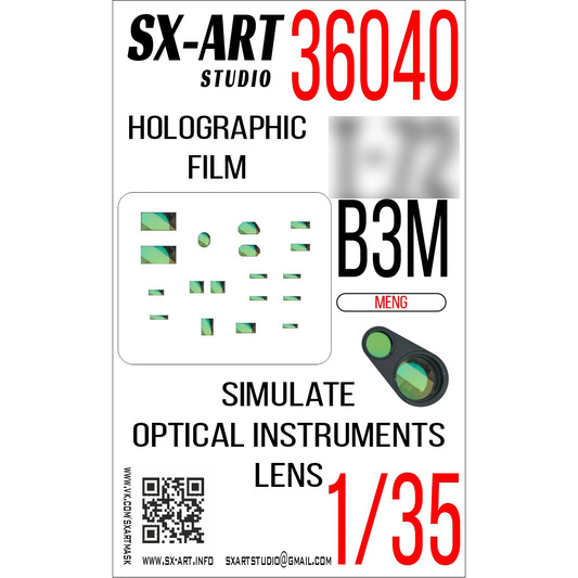 36040 SX-Art Имитация смотровых приборов Т-72В3М (Meng) 1/35