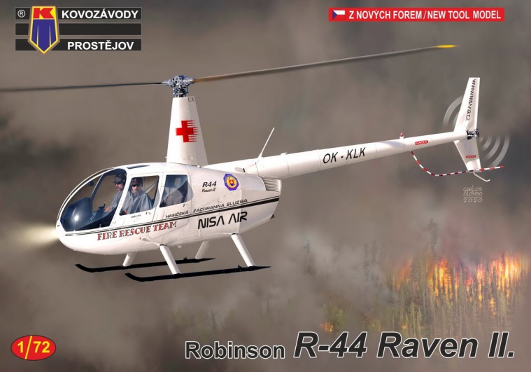 0215 Kovozavody Prostejov Вертолёт Robinson R-44 Raven II. 1/72
