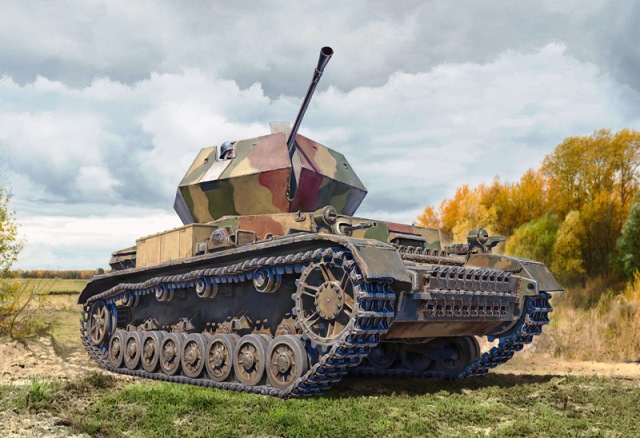 6594 Italeri ЗСУ Flakpanzer IV Ostwind 1/35
