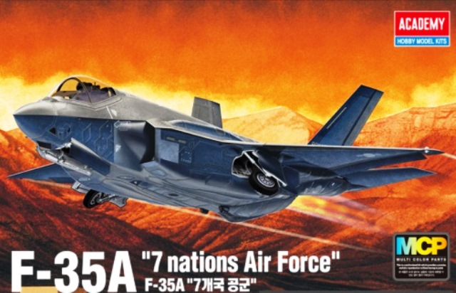 12561 Academy Самолет F-35A (seven nations Air Force) 1/72