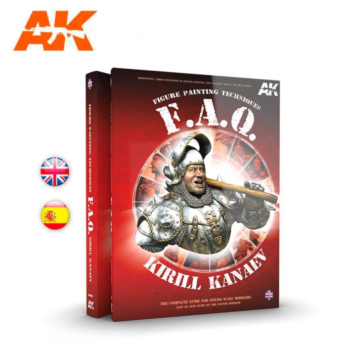 AK630 AK Interactive Книга FIGURES F.A.Q. – FIGURE PAINTING TECHNIQUES