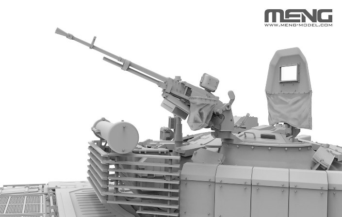 TS-053 MENG Model Танк Т-72Б3М с минным тралом КМТ-8 1/35
