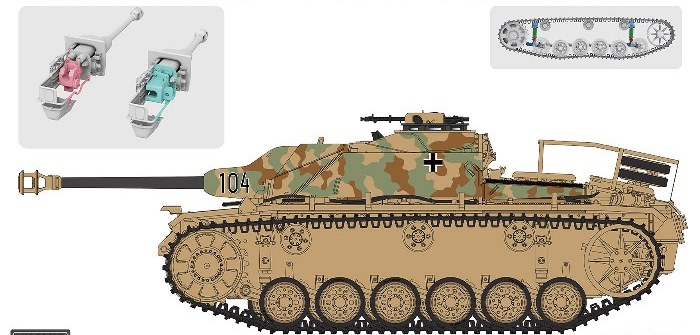 5086 RFM Самоходное орудие StuH42 & StuG.III Ausf.G Late Production 1/35