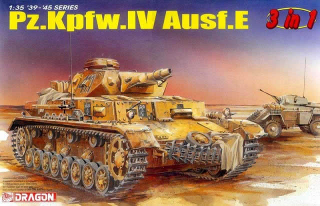 Сборная модель 6264 Dragon Немецкий танк Pz.IV Ausf E 