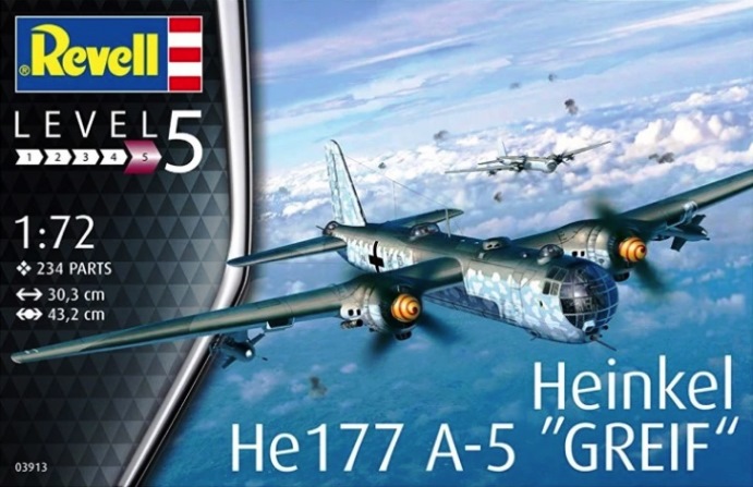 03913 Revell Самолет Хейнкель He 177 "Greif" 1/72