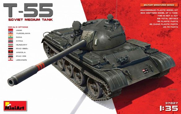 Сборная модель 37027 MiniArt Танк Т-55 