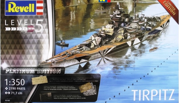 05160 Revell Линкор "Tirpitz" Ограниченная серия 1/ 350