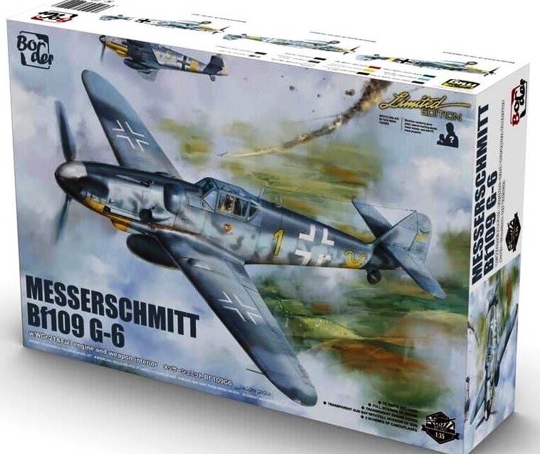Bf-001 Border Model Самолет Messerschmitt Bf-109 G-6 (+бонус) 1/35