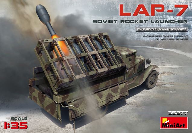35277 MiniArt Советская ракетная установка ЛАП-7 1/35