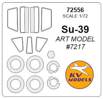 72556 KV Models Набор масок для Су-39 + маски на диски и колеса (ART Model 7217) 1/72