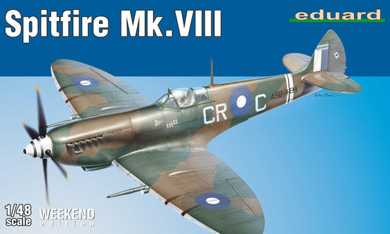 84159 Eduard Самолет Spitfire Mk.VIII (Weekend) 1/48
