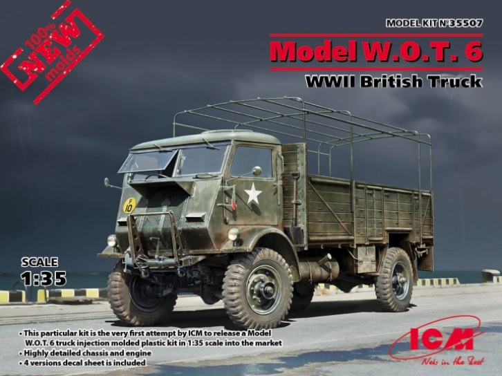 35507 ICM Британский грузовой автомобиль Model W.O.T. 6 1/35