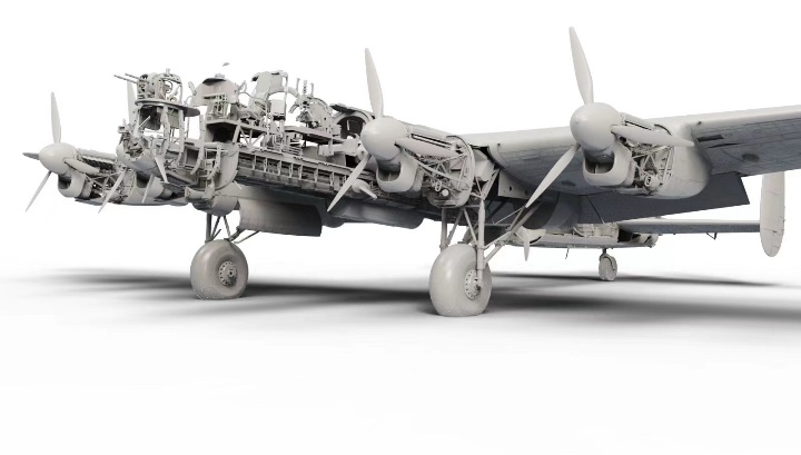 BF-010 Border Model Английский самолет Avro Lancaster B.MK.I/III (с интерьером)1/35