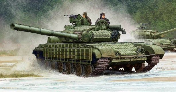 Сборная модель 05522 Trumpeter Советский танк Т-64БВ (Модификация 1985 года)  