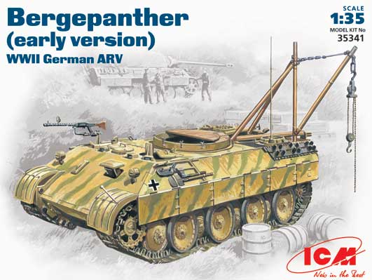 35341 ICM Bergepanther Early Масштаб 1/35
