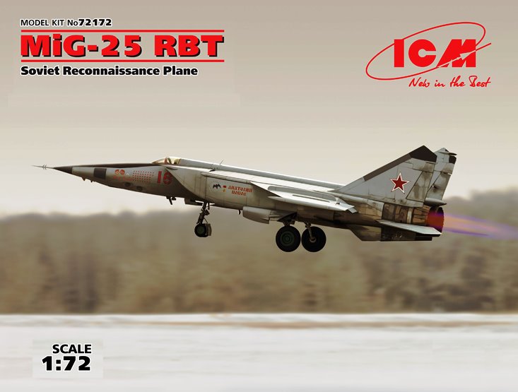 72172 ICM Самолет МиГ-25 РБТ 1/72