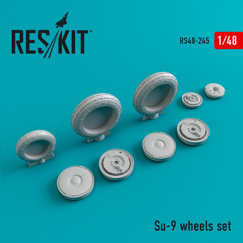 RS48-0245 RESKIT Su-9 wheels set (for Trumpeter) 1/48