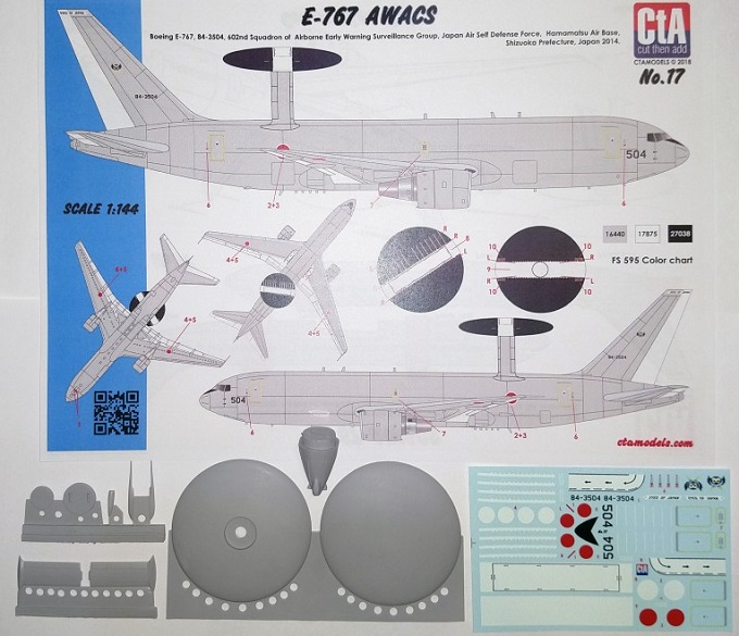 CTA-017 CtA E-767 AWACS Conversion Set 1/144