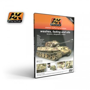 AK000 AK Interactive Видео "Состаривание, выцветание и масло"  (DVD, 60мин)