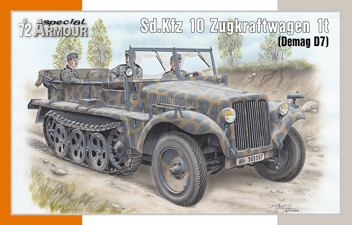 SA72021 Special Armor Sd.Kfz 10 Zugkraftwagen 1t (Demag D7) 1/72