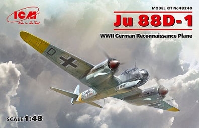 48240 ICM Германский самолёт-разведчик Ju 88D-1 Масштаб 1/48