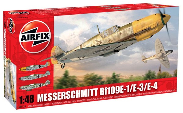 A05120 Airfix Messerschmitt Bf109E-1/E-3/E-4 Масштаб 1/48