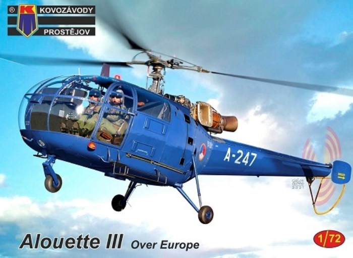 0278 Kovozavody Prostejov Вертолет Alouette III „Over Europe“ 1/72