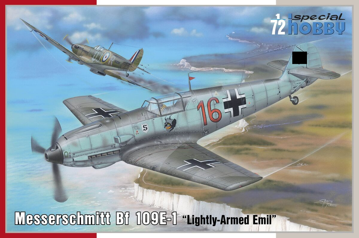72454 Special Hobby Самолет Messerschmitt Bf 109E-1 "Lightly-Armed Emil" 1/72