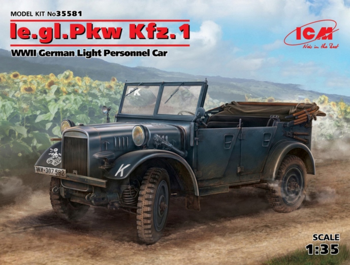 35581 ICM Германский автомобиль le.gl.Einheits-Pkw Kfz.1 1/35